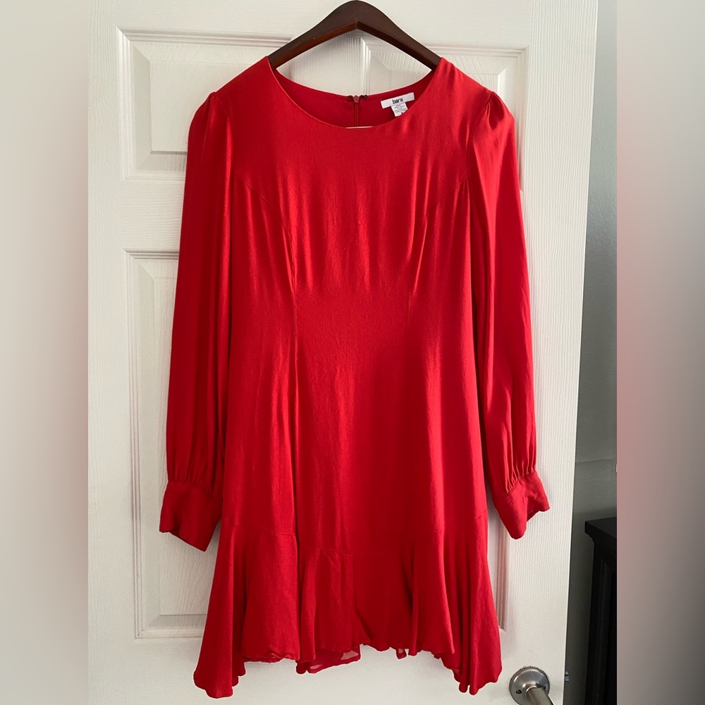 Bar III Red-Bright Orange Dress Size 8